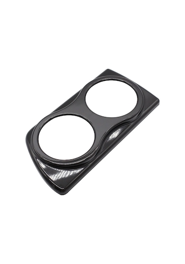 Geeroyoo Vauxhall Astra H Mk5 İçin Siyah Plastik Çift Gösterge Çerçevesi - 15.5x8x2.5cm Boyutunda, 38g Ağırlık