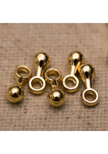 Kafebizu Zinciri İçin Uç Yakl. 180 Adet 7x2.65 Mm Altın Kaplama 208222075