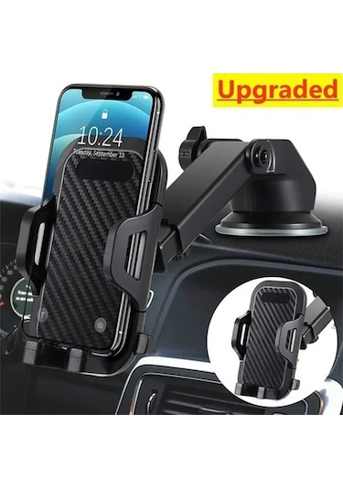 Tysm Joyjadehub Yerçekimi Araç Telefonu Tutucu Montaj Standı Vantuz 1pc - Uzun Kol, Tek Elle Kullanım İmkanı 1pc