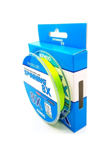 Kendo Spinning 8X Fighting 150 mt Örgü ip (Apple Green) Kendo Spinning 8X Fighting 150 mt Örgü ip (Apple Green)