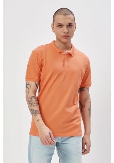 Lee Erkek Turuncu Polo Yaka Tişört L211810700 Turuncu