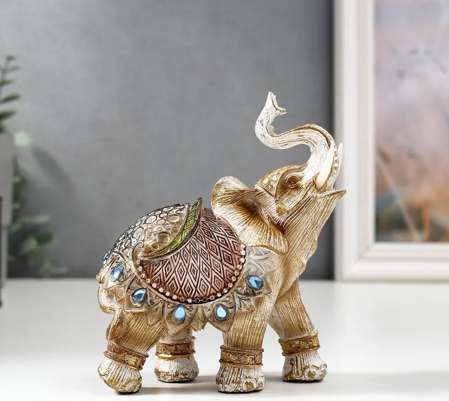 Simalend Raf İçin İç Dekorasyon Figürü Hortumlu Fil 25707241