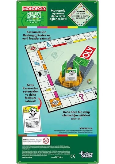 G0720 Monopoly Her Şeyi Al - Genişletme Paketi