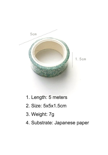 Cbtx 10 Pcs El Kitabı Ve Kağıt Sevimli Bant, Renk Rastgele Teslimat