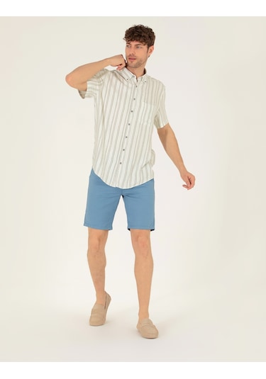 Pierre Cardin Erkek Koyu Mavi Şort / Bermuda 50264863-vr032 Koyu Mavi
