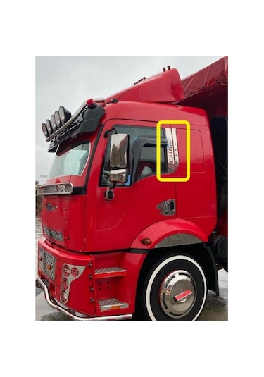 Ford Cargo Kapı Direk Kromları Sağ Sol Takım -