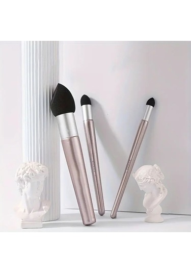 Sünger Vurgulayıcı, Detay Gölgeleme, Kara Kalem Silgi, Pastel Tonlama, Yıkanabilir-pembe Set 3'lü