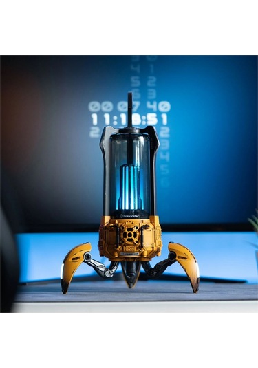 Gravastar Süpernova 25w Bluetooth Hoparlör, Taşınabilir Stereo Ses Bombası, Rgb Işıklı, 2 Adet, Sarı