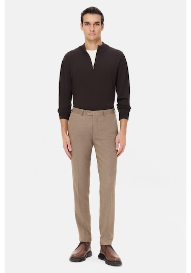 Twn Slim Fit Kahverengi Kazak 5ec061621232m Çok Renkli
