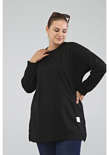 Ferace Kadın Oversize İki İplik Tesettür Tunik 001
