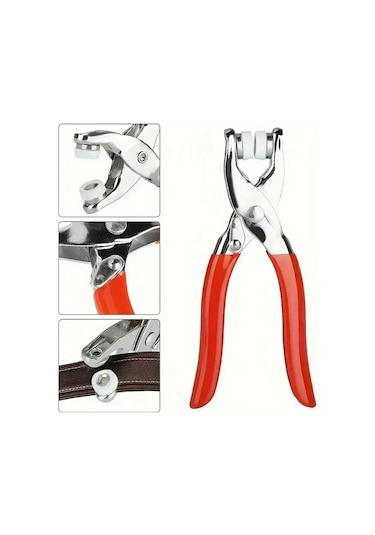 Büro Ev Atölye Takım Çantası İçin 200adet Çıtçıtlı Montaj Pens Makinesi Seti