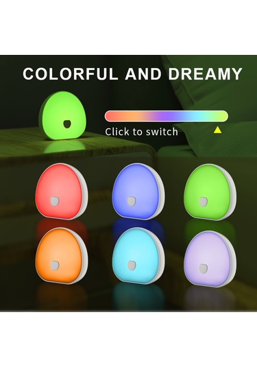 Kangvka Beyaz Gürültü Uyku Cihazı - Bebek Yatak Geçişi Için 7 Renkli Gece Lambası, Dokunmatik Işık Ayarı, 10 Gürültü Seçeneği, Zamanlayıcı Fonksiyonu Beyaz Diğer