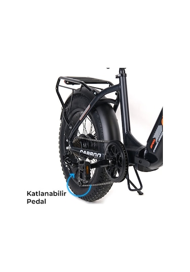 OLA Electrofold EFD1 Carbon Design Katlanabilir Elektrikli Bisiklet 20”