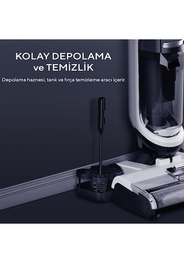 Kumtel HWDVC-01 Islak Kuru Şarjlı Dikey Süpürge