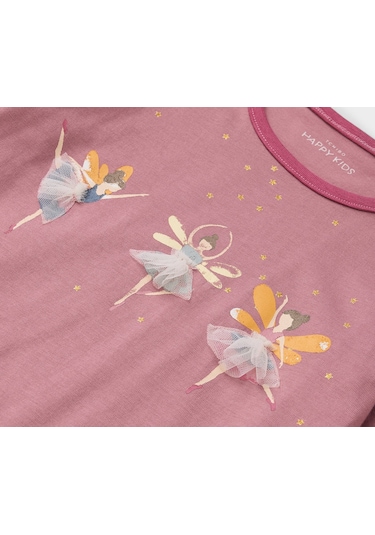 Tchibo Kız Çocuk Pijama, 2li Pembe