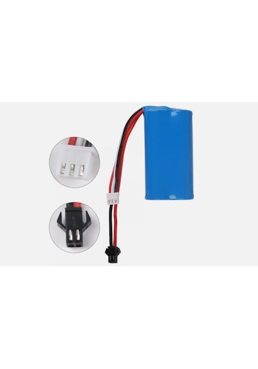 7.4v 1500 Mah 18650 Li-on Oyuncak Bataryası Ve Usb Şarj