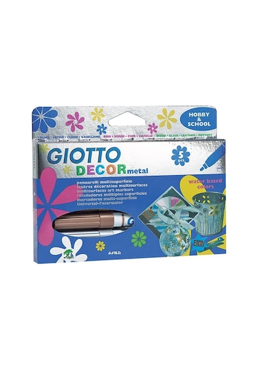Giotto Decor Metalik Boya Kalem 5 Renk 452900