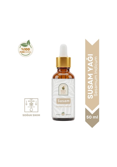 Susam Yağı 50 Ml %100 Doğal Saç Bakımı & Parlak Görünüm