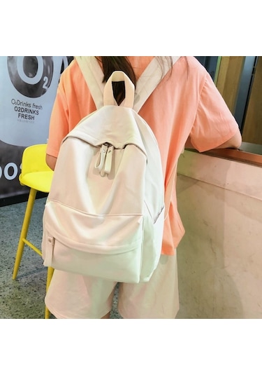 Mufunye Siyah, Çoklu Kullanimlı, Geniş Hacimli, Yumuşak Kumaşlı, Dayanıklı Üniversite/lise/ortaokul Öğrenci Sırt Çantası - Trendy Tasarım Çok Renkli