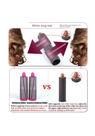 40mm Universal İçin Yükseltilmiş Uzun Namlulu Saç Maşası