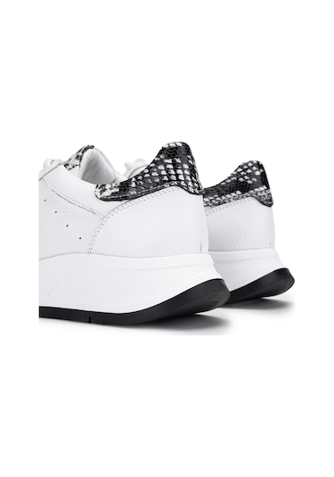 Tamer Tanca Kadın Hakiki Deri Beyaz Sneakers & Spor Ayakkabı 231 422 Bn Ayk Y24 Beyaz Fltr Beyaz