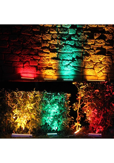 Wallwasher 36w 100 Cm Mavi Işık Rengi Duvar Boyama