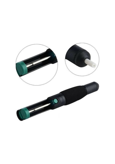 Havya Lehim Pompası Süngerli Kaymaz Desolderin Pump Cj-366d