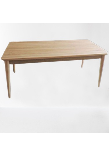 Bengimobilya Masa Retro Kayın Ahşap Panel Tabla Ve Torna Ayak Ham Masa Itinalı (396430240)