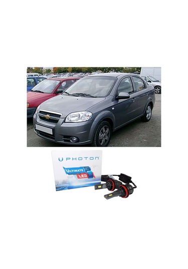 Chevrolet Aveo Led Xenon Uzun + Kısa Far Ampulü H4 Ultimate Yeni Seri Beyaz