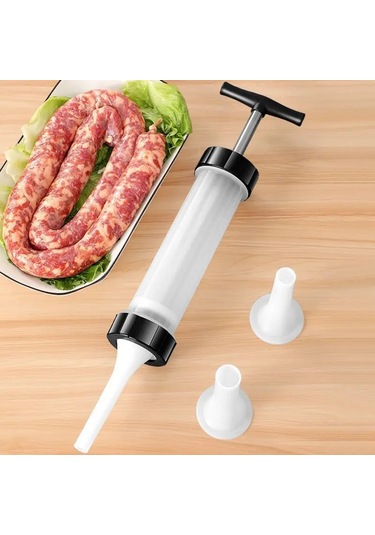 El Krank Manuel Sosis Doldurucu Ev Yapımı Sosis Makinesi Taşınabilir Mutfak Black Siyah