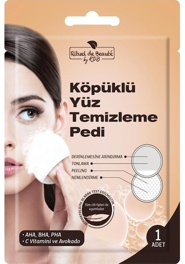 Köpüklü Yüz Temizleme Pedi
