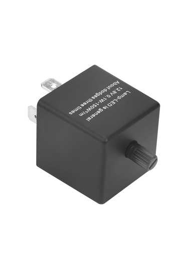 Suofeng Cf13 Kt 3-pin Led Flaş Rölesi, 0.1-150w Güç Aralığı, Flaş Frekansı Ayarlanabilir, Led/normal Sinyal Lambaları İçin Hızlı Flaş Sorunu Tamiri