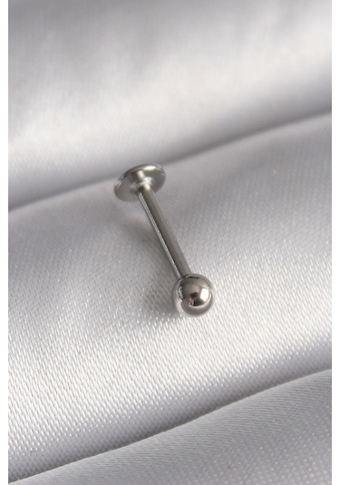 316l Çelik Gümüş Renk Topçuk Model Piercing