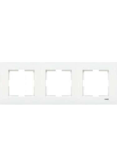 Viko Üçlü Çerçeve Beyaz