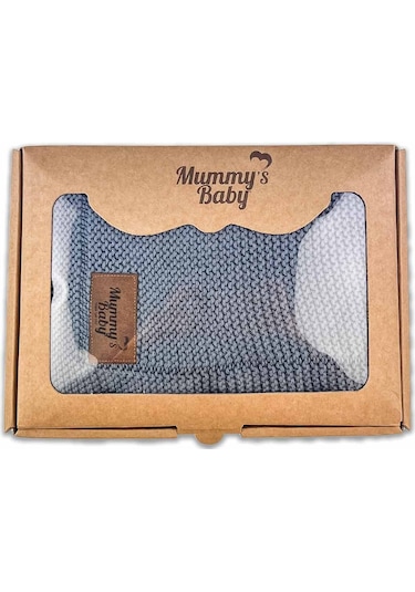 Mummy's Baby Organik Pamuk Battaniye 80x100 Mavi