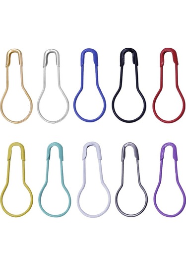 Suntek 300 Adet Metal Calabash Ampul Kabak Armut Şekli Küçük Coilless Etiketi Emniyet Pimleri