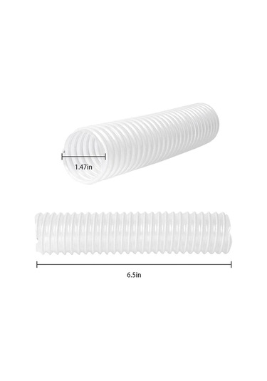 Xurunkeji Shark Rocket Vakum Aksesuarları Nv341 Nv470 Nv500 Nv501 Uv560 İçin 3'lü Paket 1-1/2 İnç Yedek Alt Nozul Kanal Hortumu