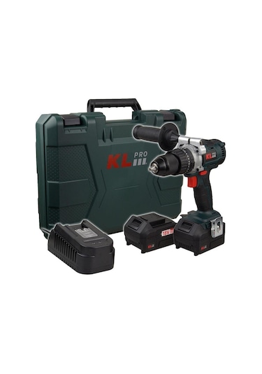 Klpro 18Volt-5.0Ah Li-Ion Kömürsüz Prof. Darbeli Matkap Kldm18B-5