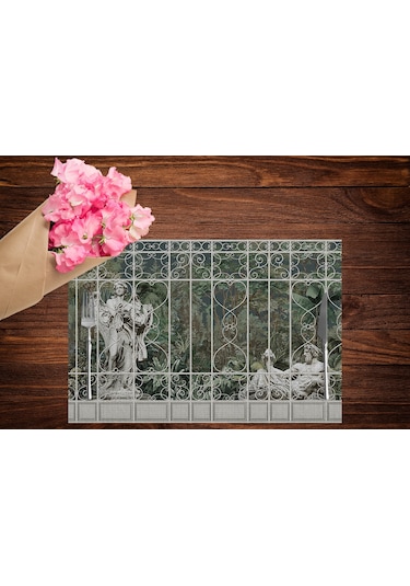 Modern Heykelli Amerikan Servis 4'lü Set Çok Renkli