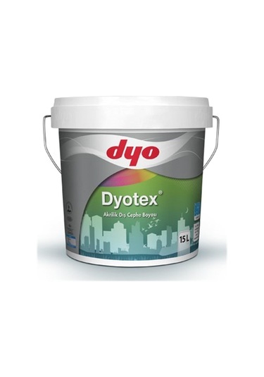 Dyo Dyotex Akrilik Dış Cephe Boyası Beyaz 15 Lt 15 L