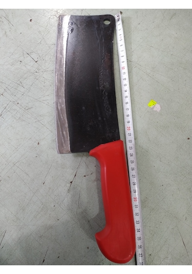 Kasap Satır Dövme Çelik Öziş Plastik Sap Büyük 37cm