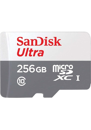 Sandisk Ultra 256GB 100MB/S Microsdxc Uhs-I Hafıza Kartı SDSQUNR-