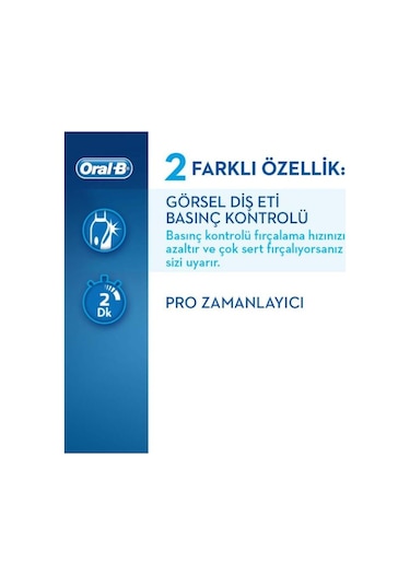 Oral-B Pro 2000 Cross Action Şarj Edilebilir Diş Fırçası