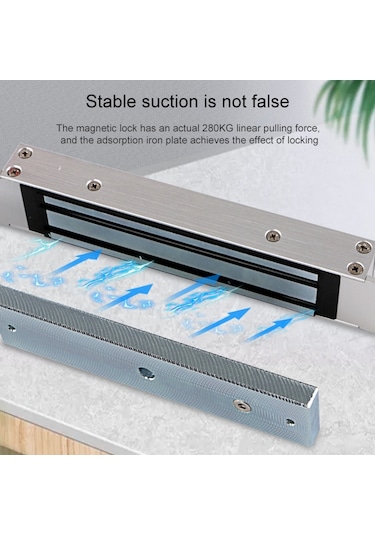 Sones Yh-280m Gömme Montajlı Tek Kapılı Manyetik Kilit 280 Kg 280 Kg