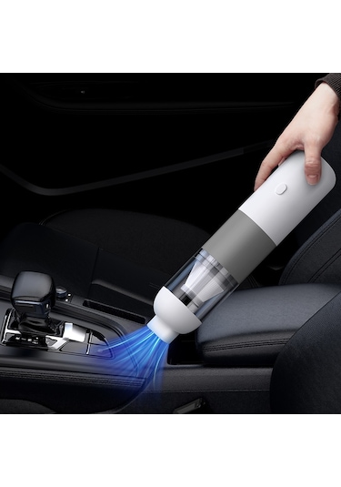 Cbtx V01 Taşınabilir El Araç Süpürgesi Kablosuz Otomatik Elektrikli Süpürge - Beyaz / Kırmızı