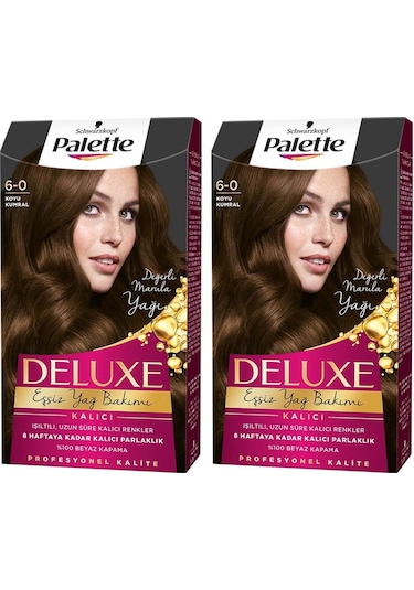 Palette Deluxe 6 - 0 Koyu Kumral X 2 Adet Saç Boyası