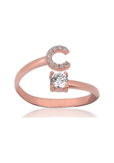 Zirkon Taşlı Pırlanta Montür Rose Altın Kaplama C Harfli Gümüş Yüzük Jwlera.com Da Rose Kaplama Harf Gümüş Yüzük Trendlerini Yakından Takip Edin. Detaylı Bilgi İçin Hemen Tıkla Gümüş - Rose Gold