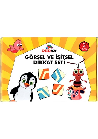 Redka Görsel Ve İşitsel Dikkat Seti 2 Yaş