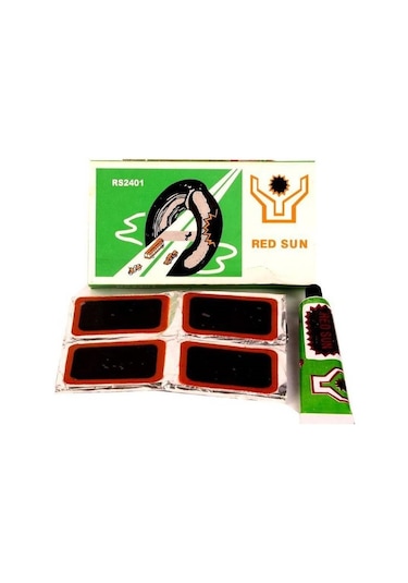 Motosiklet Patlak Lastik Tamir Yama Seti 25 Parça Tamir Seti Çok Renkli