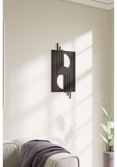 Dekoratif Minimal Dağ Tasarımlı Ahşap Tablo